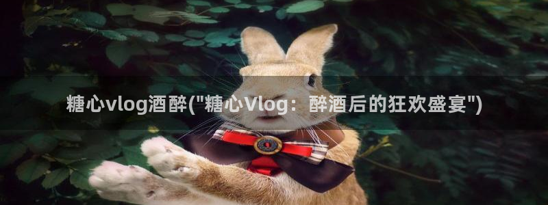 最新糖心vlog小桃：糖心vlog酒醉(\